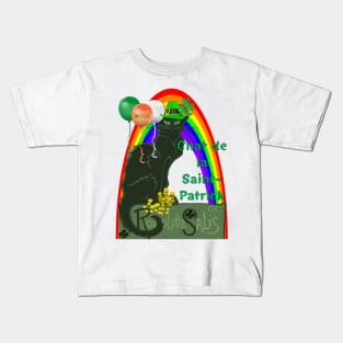 Chat De La St Patrick De Rodolphe Salis Fun Kids T-Shirt